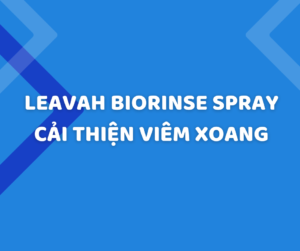 Leavah Biorinse Spray giúp cải thiện tình trạng viêm xoang hiệu quả