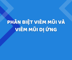 Phân biệt bệnh viêm mũi và viêm mũi dị ứng